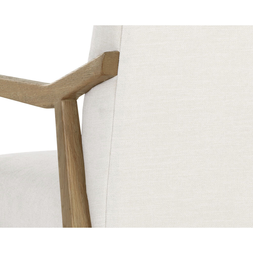 Collin Natural / Heather Ivory Tweed Office Chair